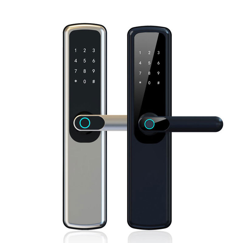 Tuya Smart Home Wifi Smart door Lock Electronic Keyless Keypad Deadbolt Door Rim Lock Fingerprint Lock