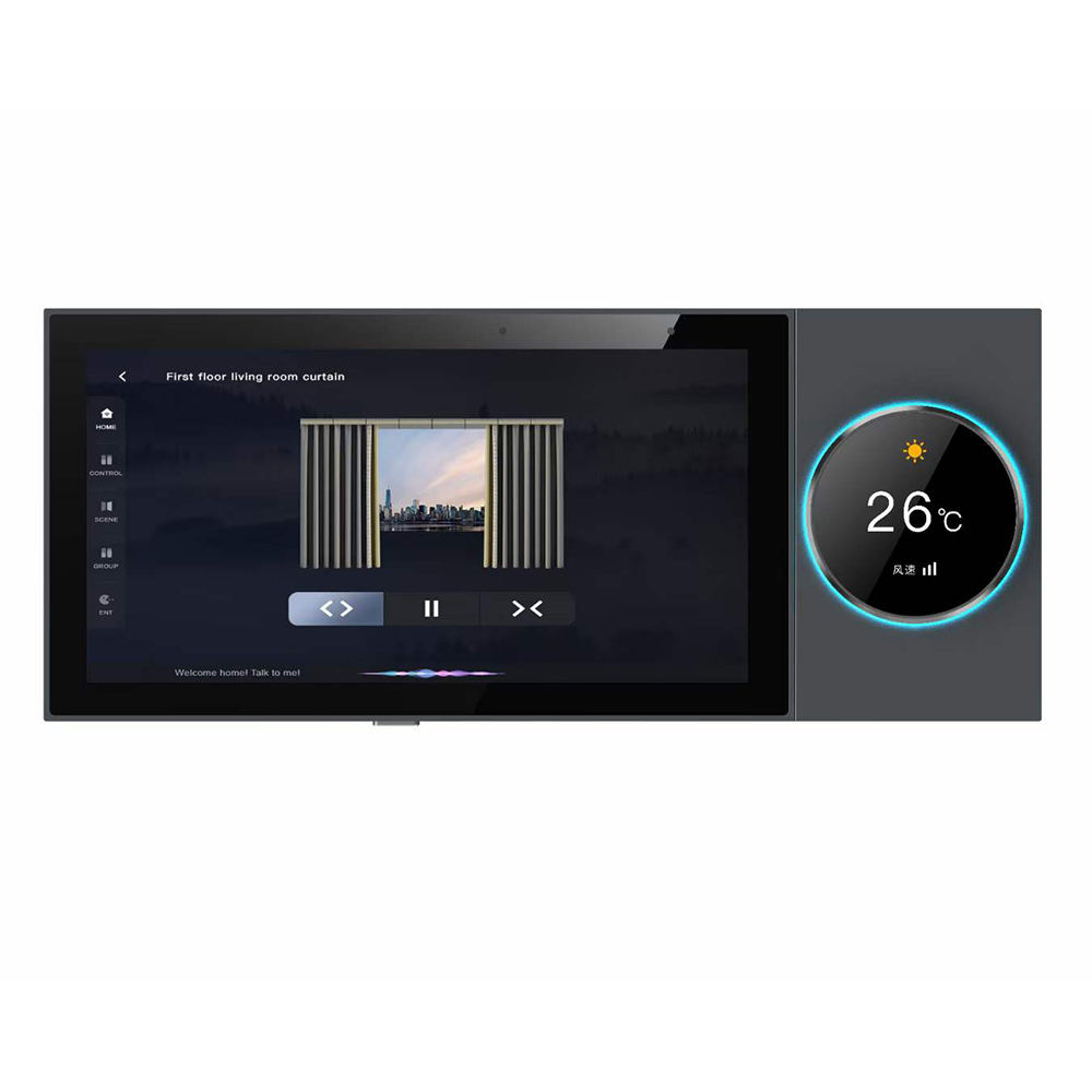 TEEJOIN 6 inch Smart Home Control Host for Tuya Zigbee Home Automation Central Control Screen Switch