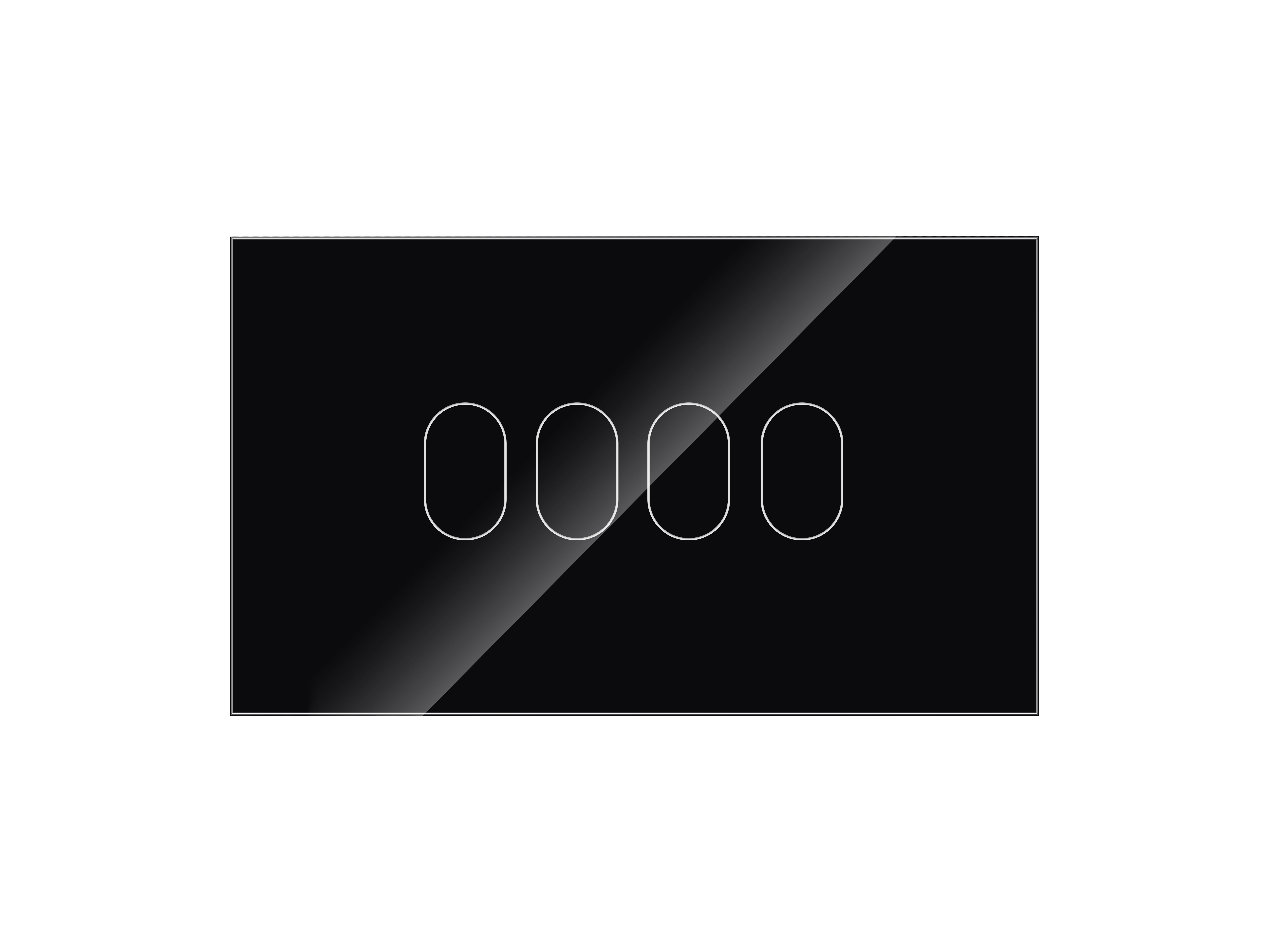Black New Arrival IOT WiFi Remote Smart Home Smart Switch In Wall Switch
