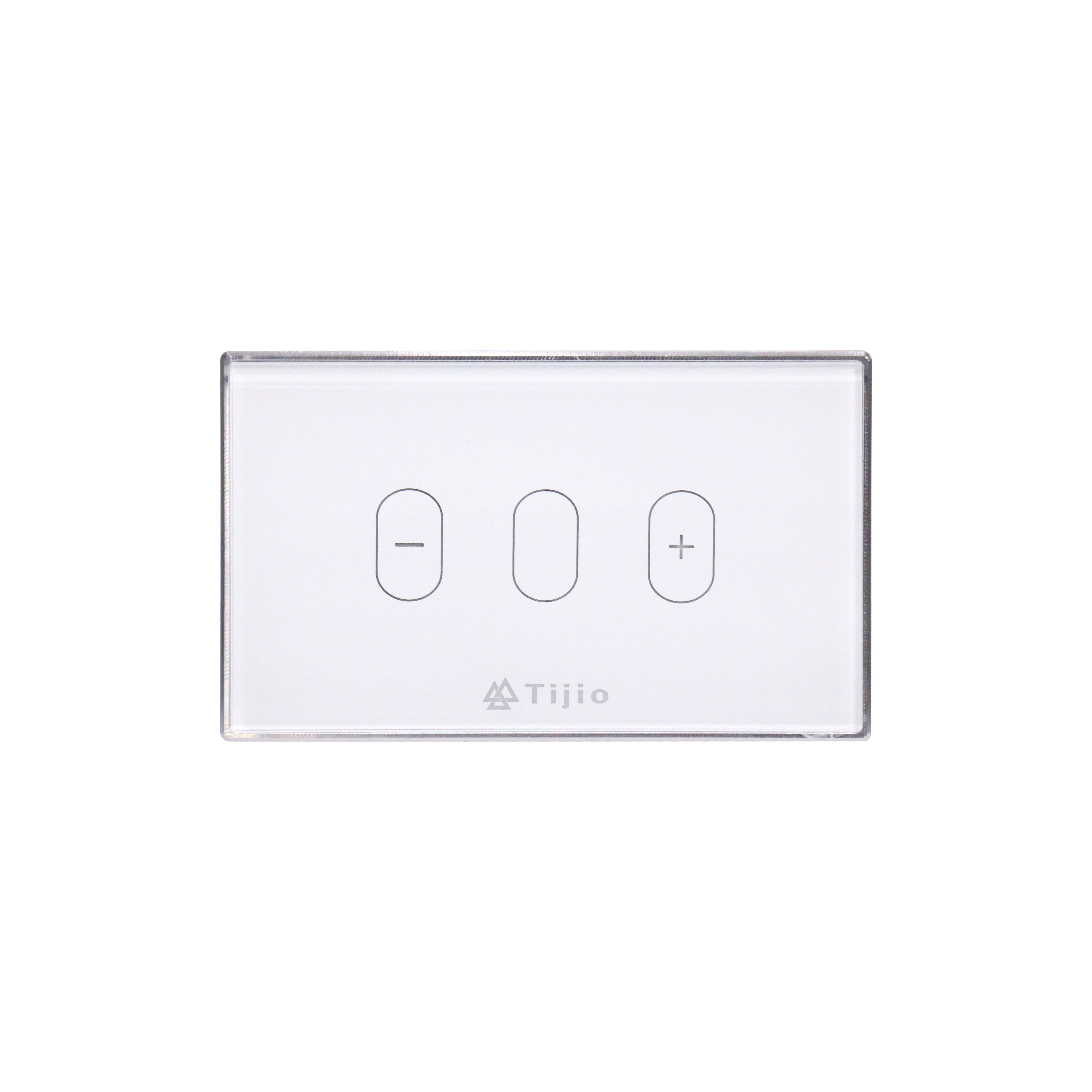 Smart Home us standard 3channel capacitive White wifi light switch zigbee universal dimmer wall switch