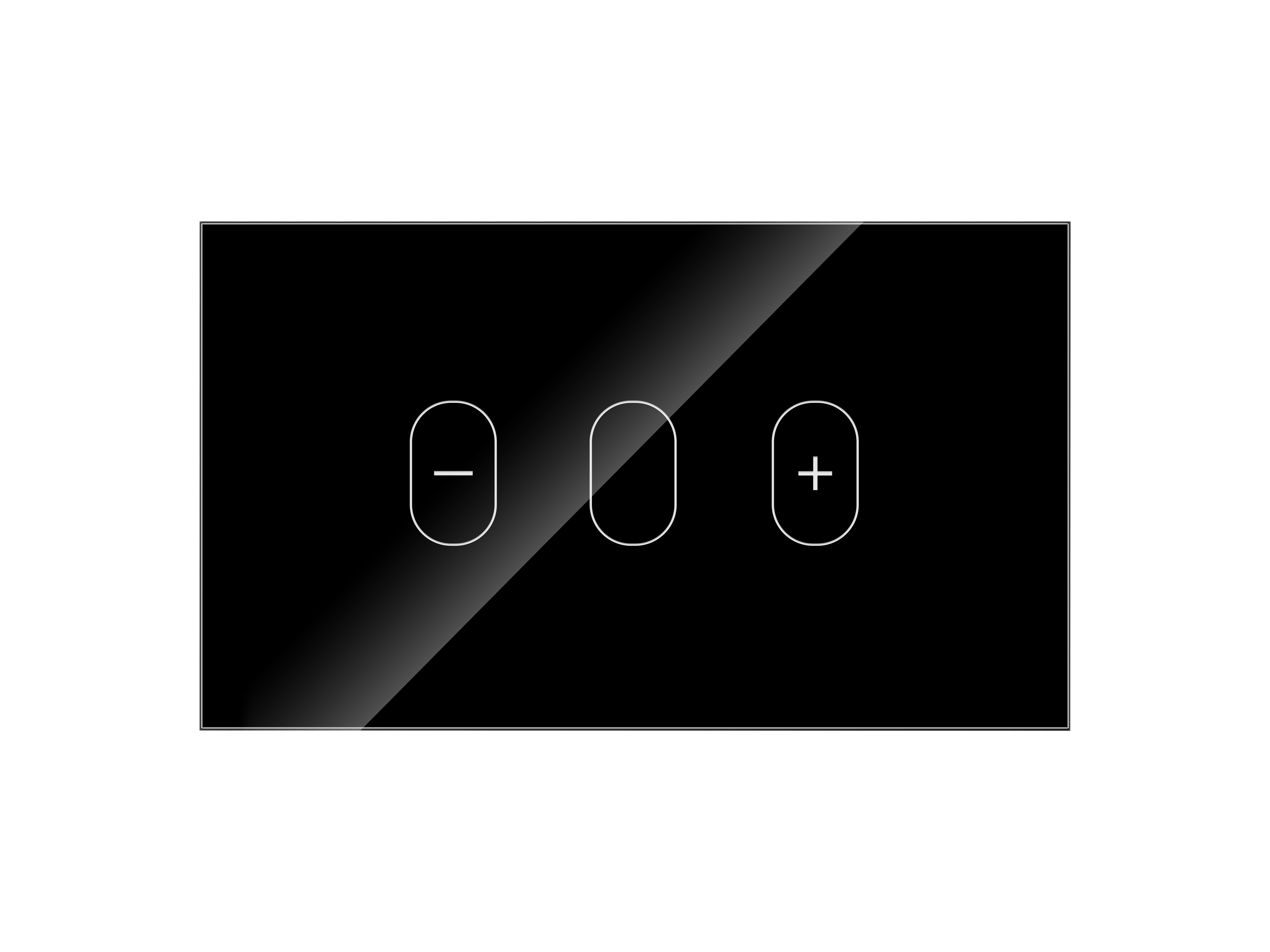Smart Home black wifi light switch zigbee universal dimmer wall switch