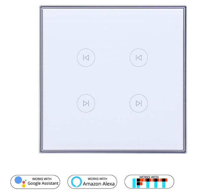 Tuya Smart Life WiFi Zigeeb smart curtain/roller shutter switch1 Gang Wifi Curtain Switch 