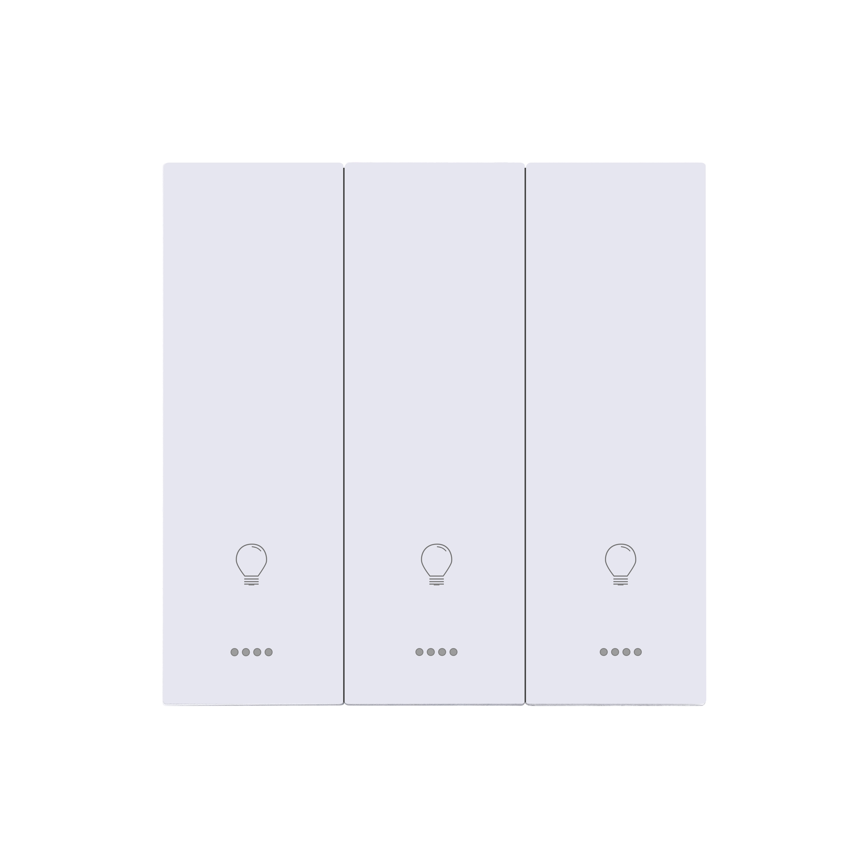 Smart life newest timing control 3 gang zigbee 3.0 smart light switch 