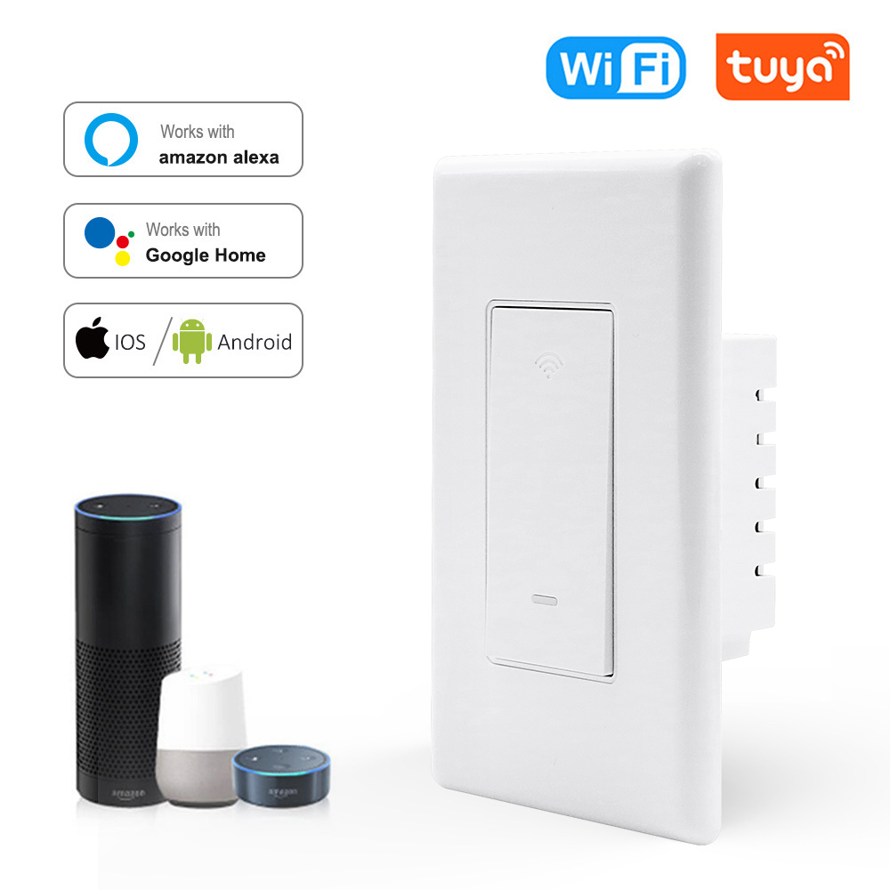 Teejoin Wall Switch, wifi tuya zigbee US dimmer Standard 1-gang