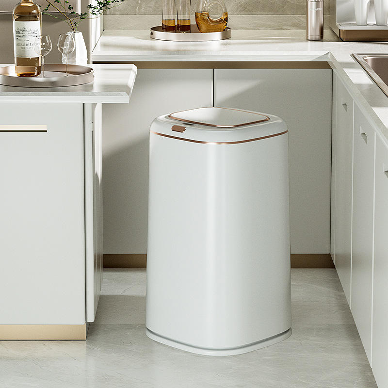 2024 New Model 35L Intelligent Automatic Touch Free Dustbin Smart Waste Bins Trash Can For Living room and Bedroom