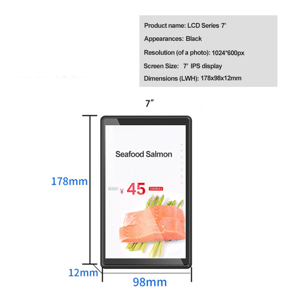 Full Color Lcd Display Screen Supermarket E Ink Digital Price Tag Electronic Shelf Label Epaper Demo Kit Esl Display System