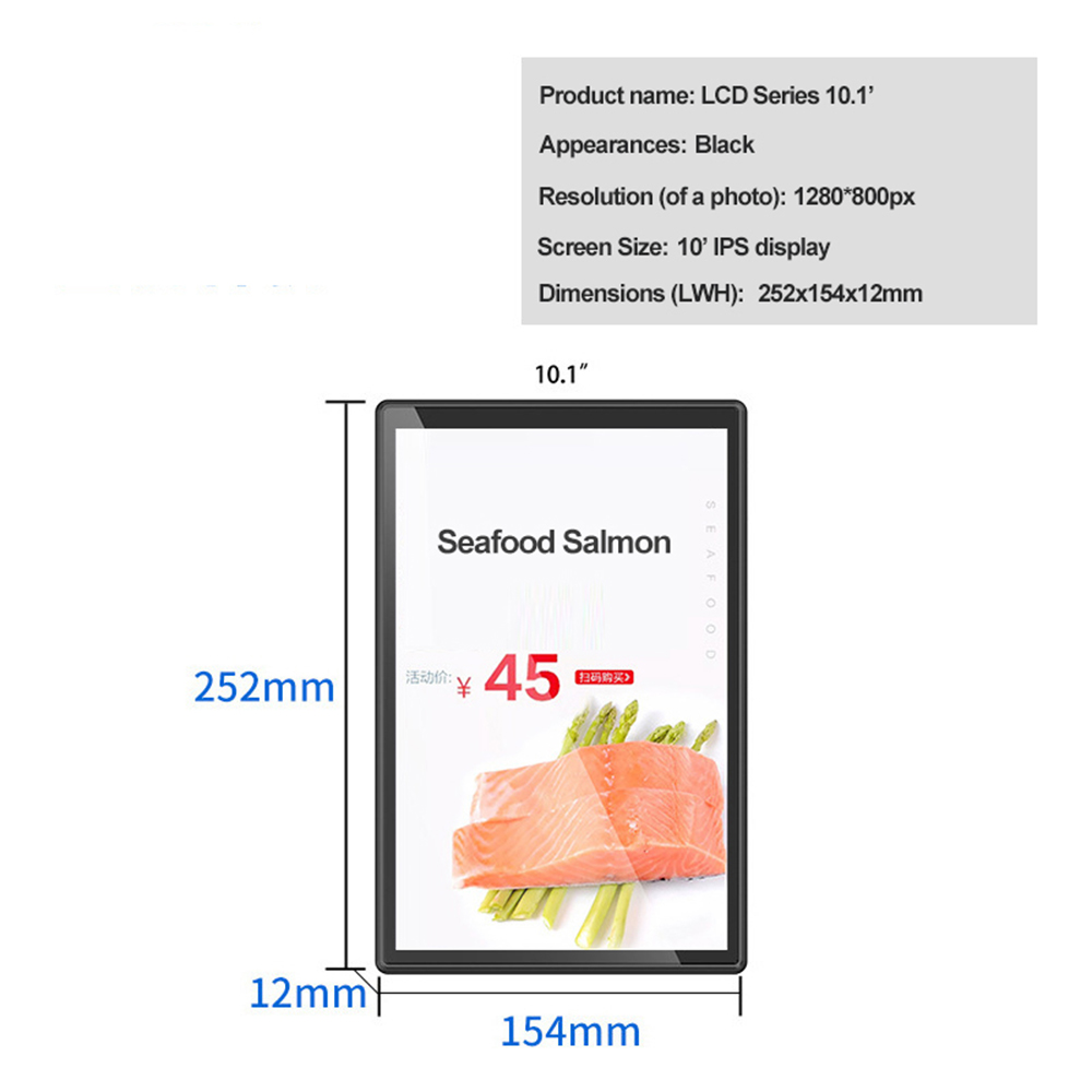 esl color full barcode Battery Power BLE Electron Label Retail Grocery Store Shelf Edge E-paper Price Tag Electronic Shelf Label