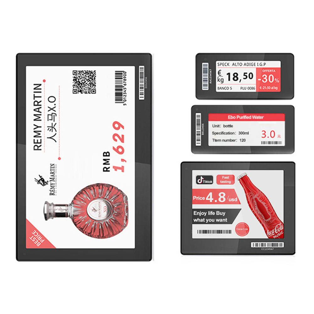 Professional Custom Multi Inch High Quality Smart Electronic Shelf Label Esl E-Paper Display Digital E-Ink Price Tag For Shop