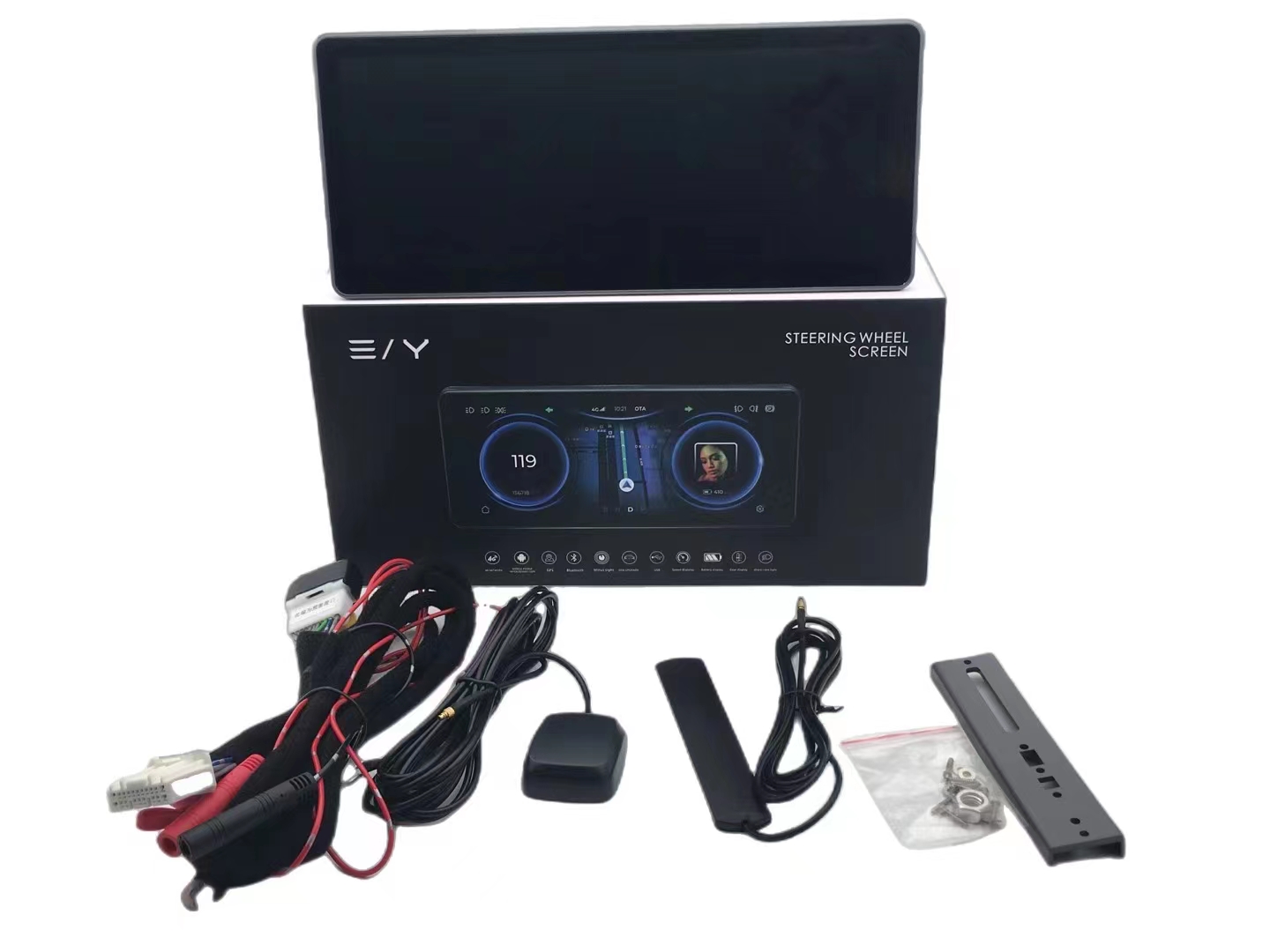 2024 New Technology China Wholesale Car Dashboard Design Tesla Model 3/Y Instrument Panel Carplay Monitor Wireless Android Auto