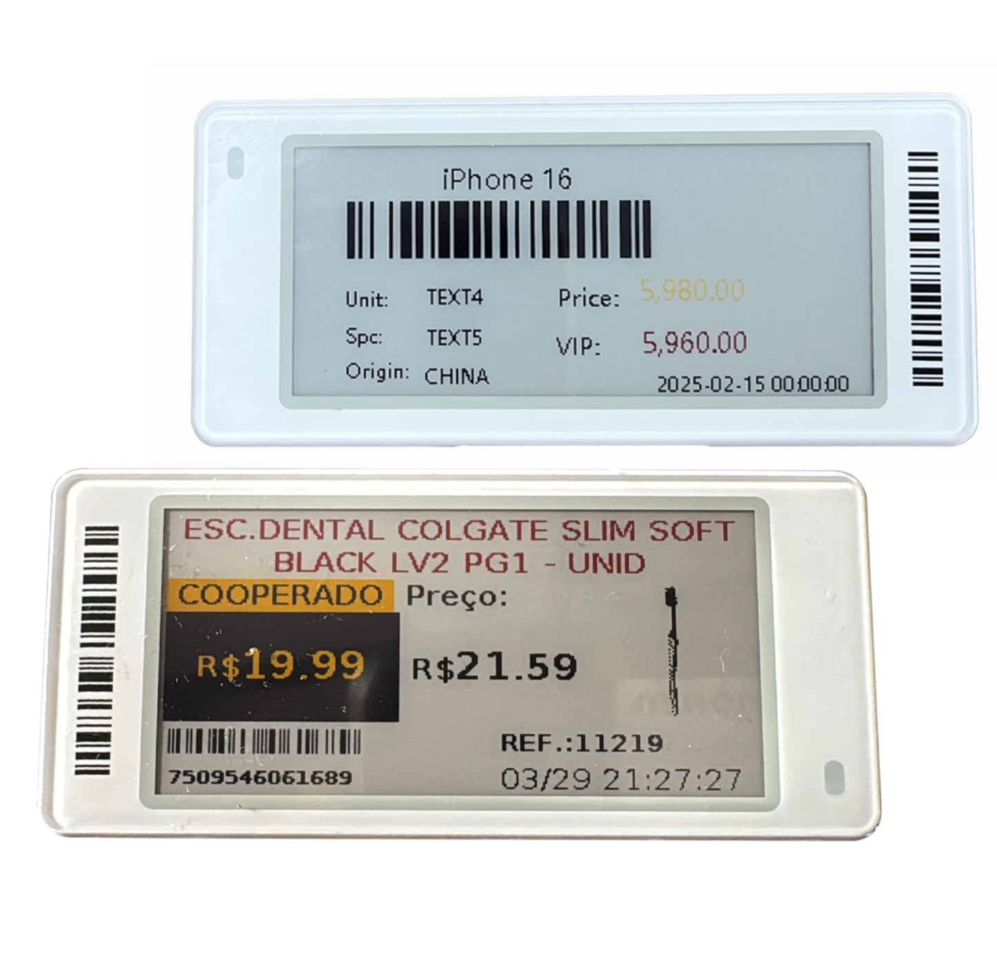 E Ink 2.9 Label Esl Bluetooth 5.0 Digital Price Tag Electronic Shelf Label Factory Esl System E-Paper E-Ink Smart Retail Store