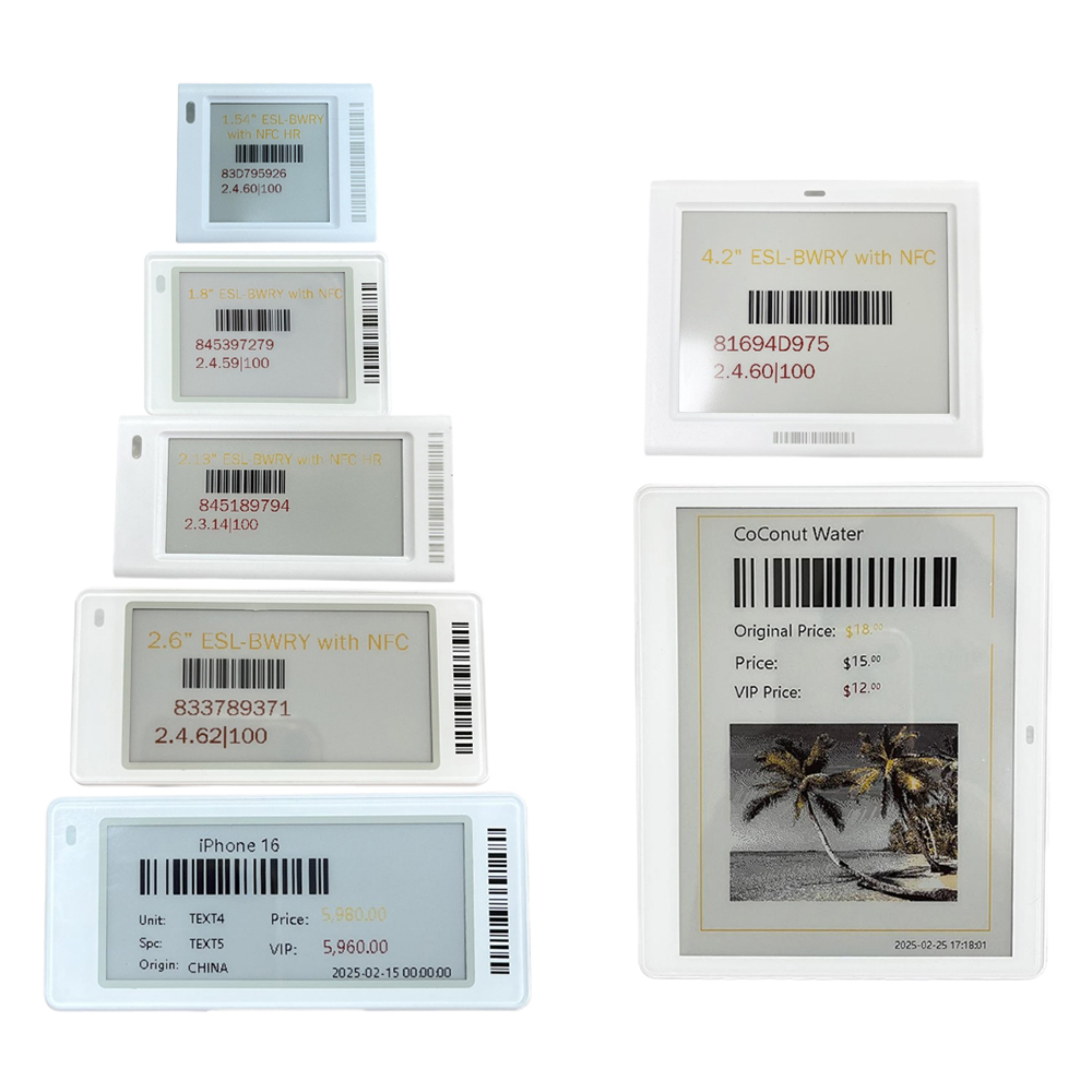 Factory Ink Module Eink Epaper Epd Display Electronic Paper Small E Ink Display Screen Custom Paper E-Ink Label Screen