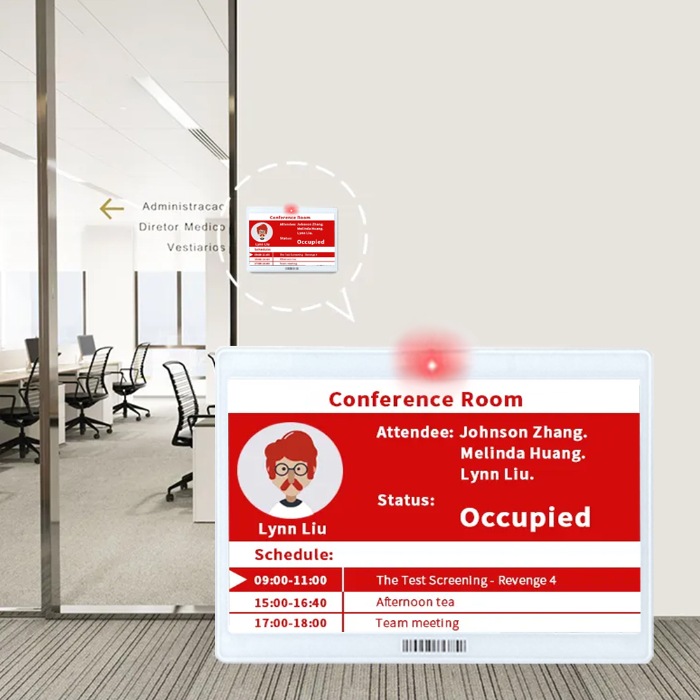 Supermarket Convenience Drugstore Storage Nfc Shelves Smart Electronic Price Tag Esl Electronic Ink Screen Conference Table Card