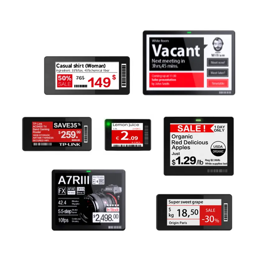 Digital Smart Price Tag Wireless Electronic Shelf Labels Esl E-Paper Display Electronic Label For Supermarket Pharmacy Storage