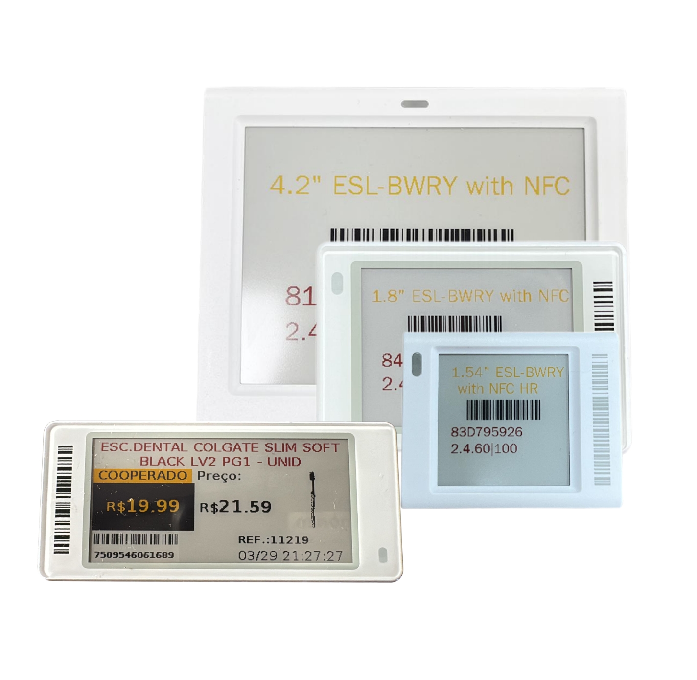 Manufacturer Origin Pharmacy Storage Convenience Store Supermarket Digital Smart Label E-Link Price Tag 1.54 Inch E Ink Display