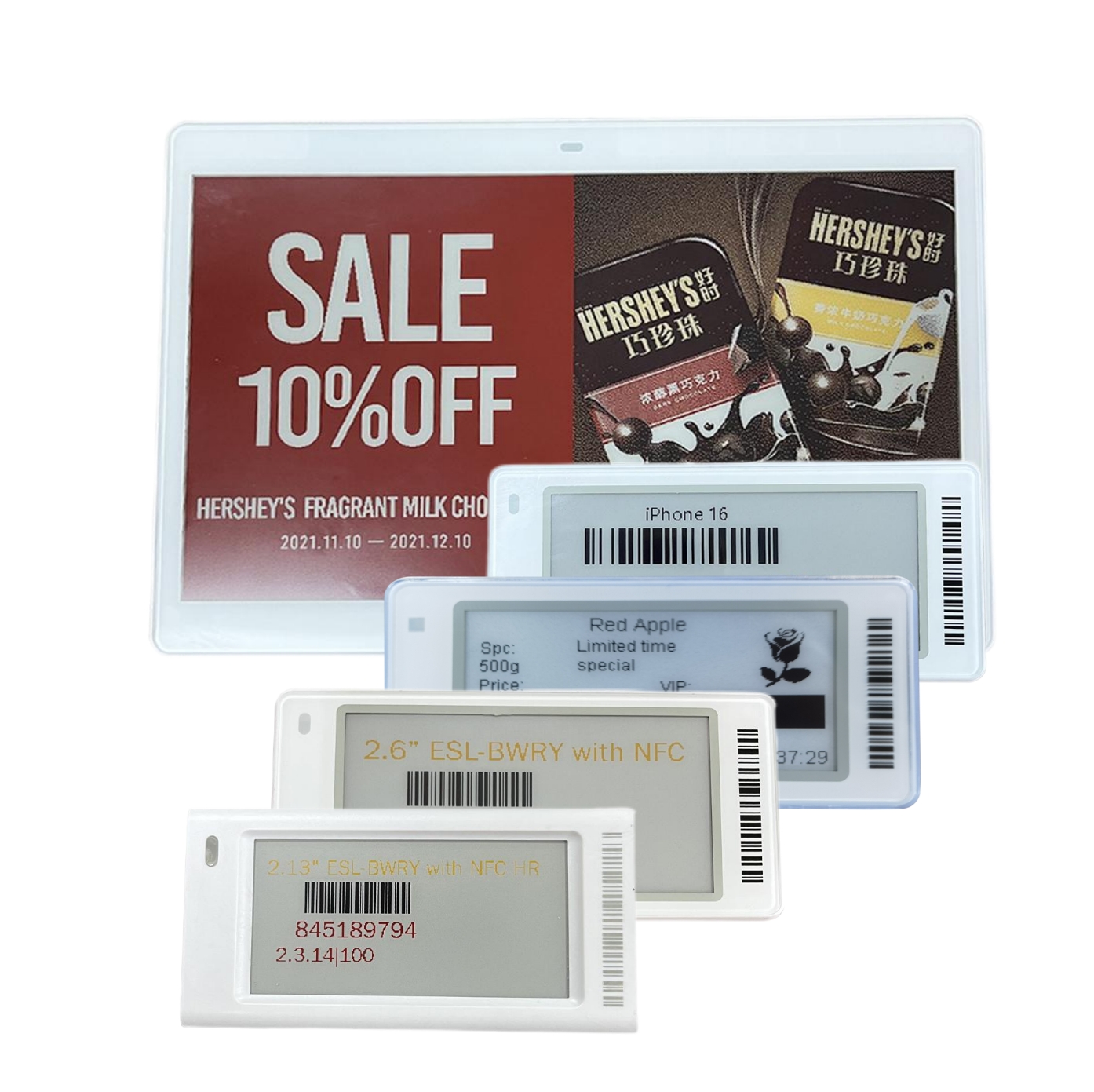 Supermarket Fresh Convenience Store Goods 2.9 Smart E Ink Price Tag Esl Display System Digital Price Tag Electronic Shelf Label
