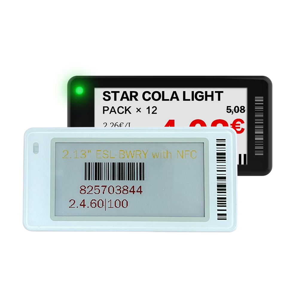 2025 new designer smart e ink screen display m esl tags digital price label 2.13 inch e-ink e-paper bluetoo e ink display eps32 e ink