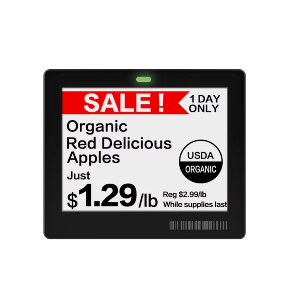 ESL Preisschild Set Esl Electronic Shelf Label Remover 4.2" E-ink Price Tag Four Color Digital Price Label Eink for Supermarkets