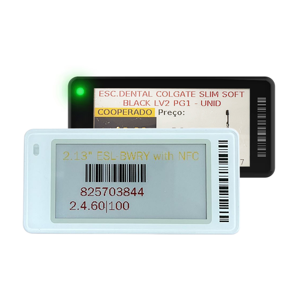 2.4ghz 2.13 inch electronic shelf label wireless control esl label e-ink esl price tags for supermarket e ink 800x480 Hd pixel