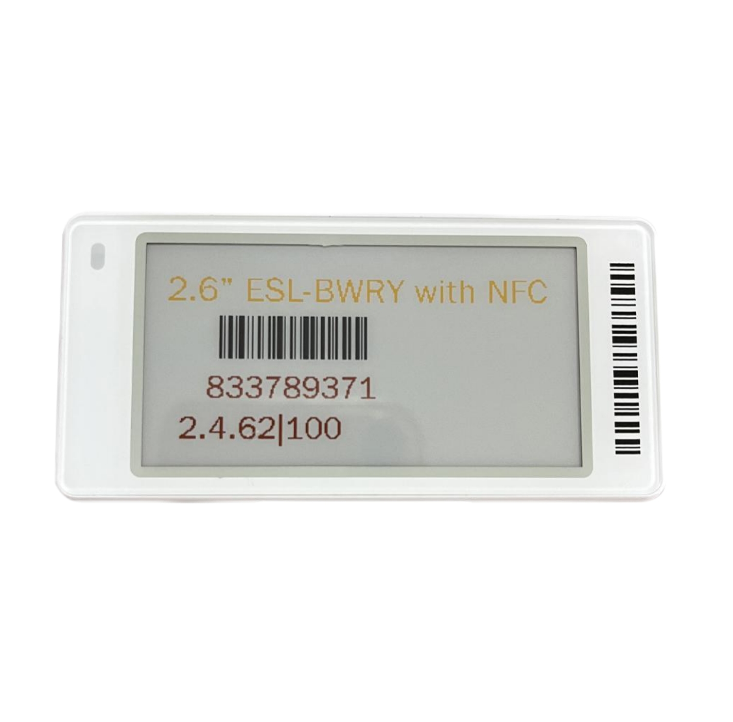 2.66 Inch Digital Smart Price Tag Factory Wireless Electronic Shelf Labels Esl E-Paper Display Electronic Label For Supermarket