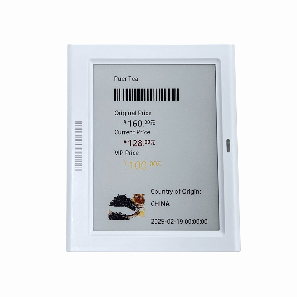 Esl Slim 4.2 Inch Cloud System Digital Price Tag For Supermarket Store Eink Display 3 Colors Screen Electronic Shelf Label