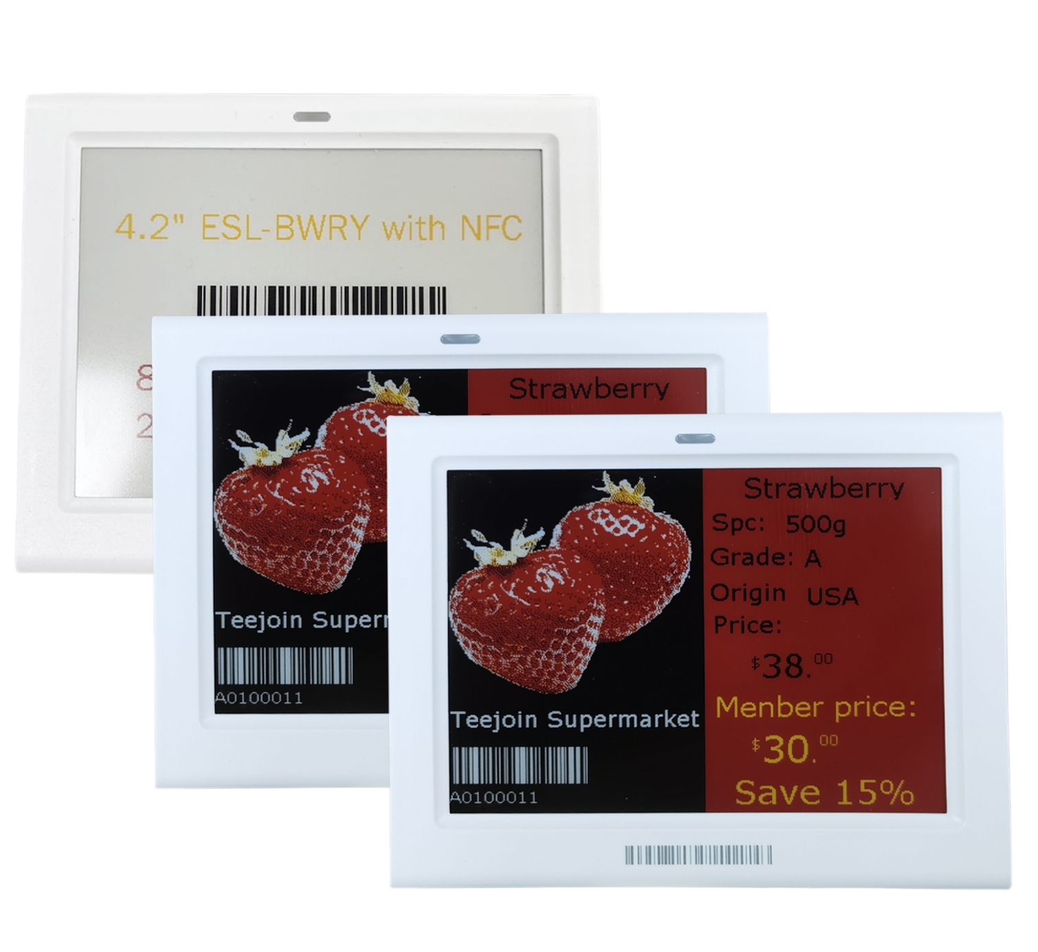 Factory Custom Electronic Shelf Label Wifi Price Tag Esl Electronic Shelf Label Electronic Shelf Label For Pharmacy Warehouse