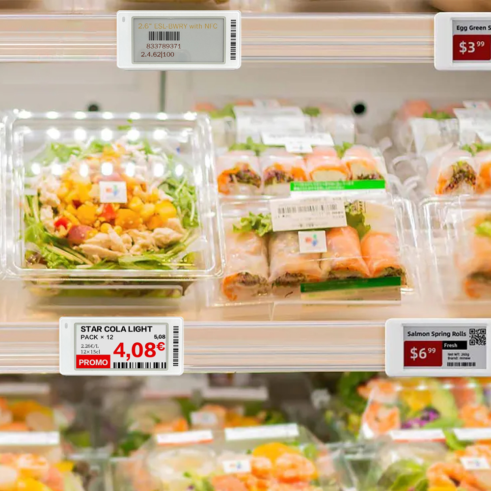 Smart Retail Esl Solution Different Size E Paper Display Electronic Shelf Label Digital Price Tag For Supermarket Shop System