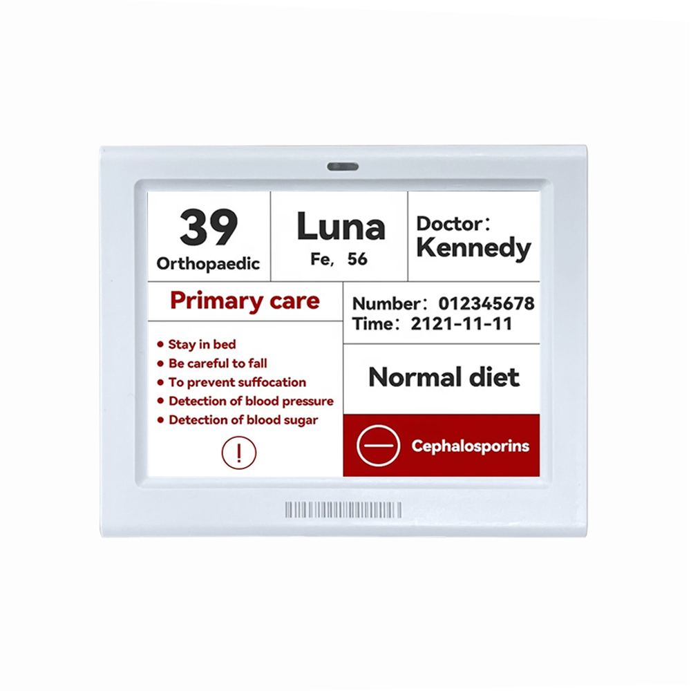 Smart Healthcare Solution Digital Patient Signboard Drug Tag Epaper Esl Electronic Labels Eink Screen Integrated Digital Signage