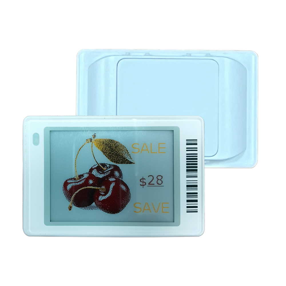 1.8 Inch  Retail Store System Esl Solution Multi Size 4-Color E Ink Display Price Tag Esl Electronic Shelf Labels By Gateway