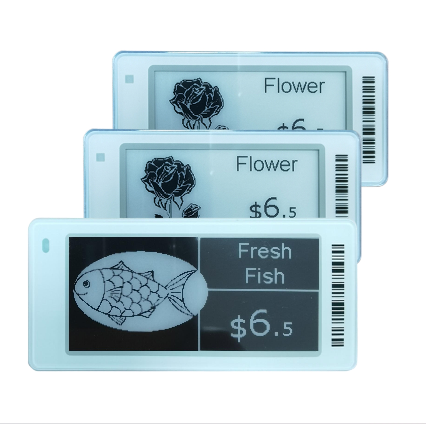 Cryogenic Electronic Label 2.13 Inch E Ink Epaper Display Digital Esl Electronic Shelf Label Price Tag Temperature -20~70 Degree