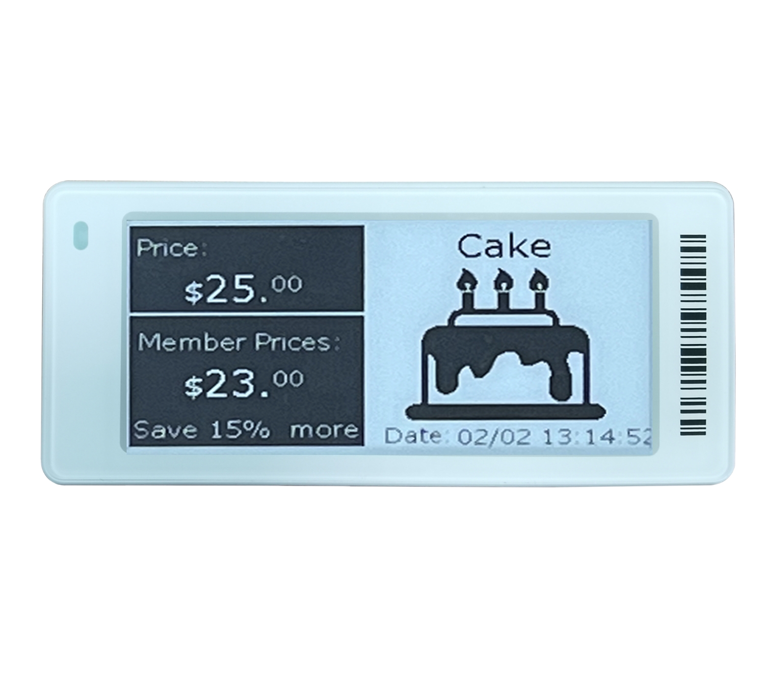 2.9 Inch Low-Temperature Refrigerated Esl Electronic Price Tag Supermarket Electronic Shelf Label Factory Supports Oem/Odm