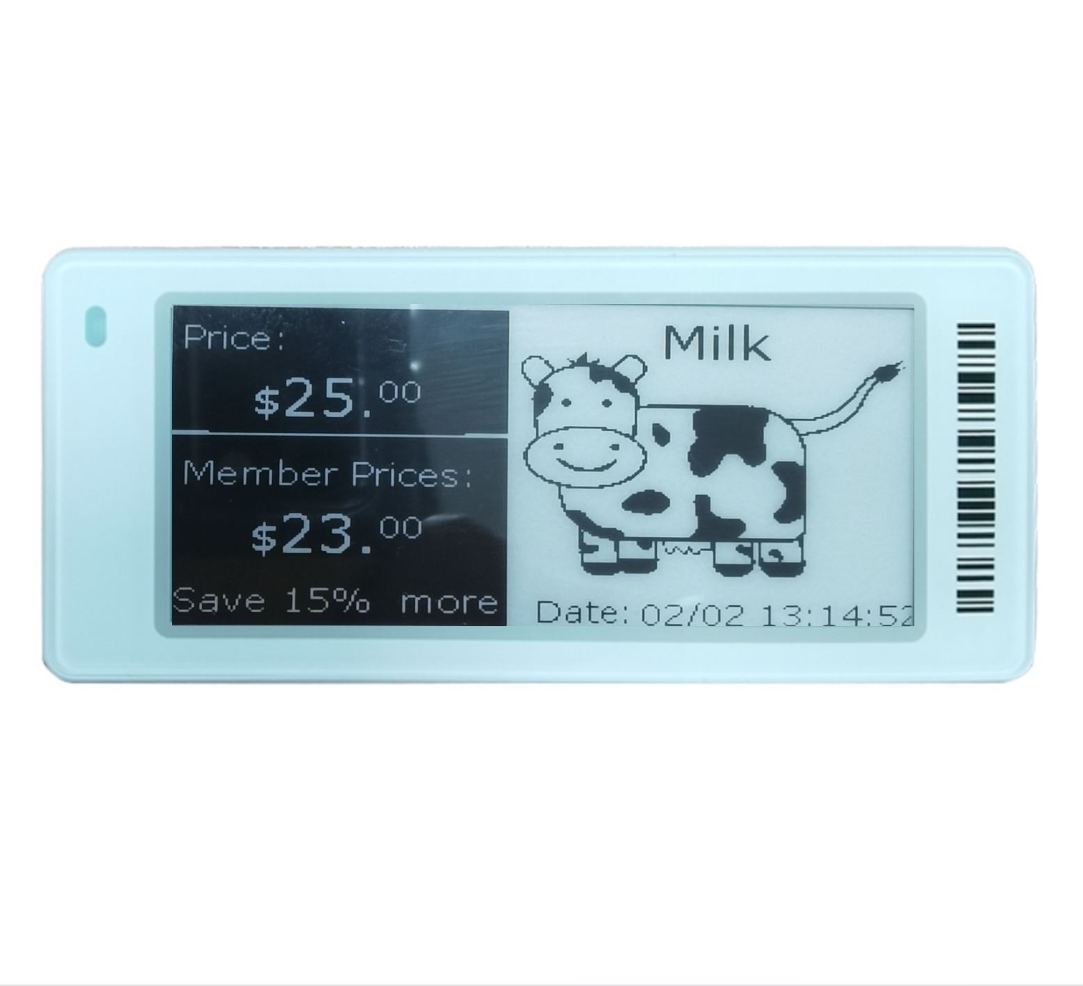 Wifi Esl System 2.9 Inch Supermarket Electronic Shelf Label E Ink Price Tag Low-Temperature Frozen Esl Digital Price Label