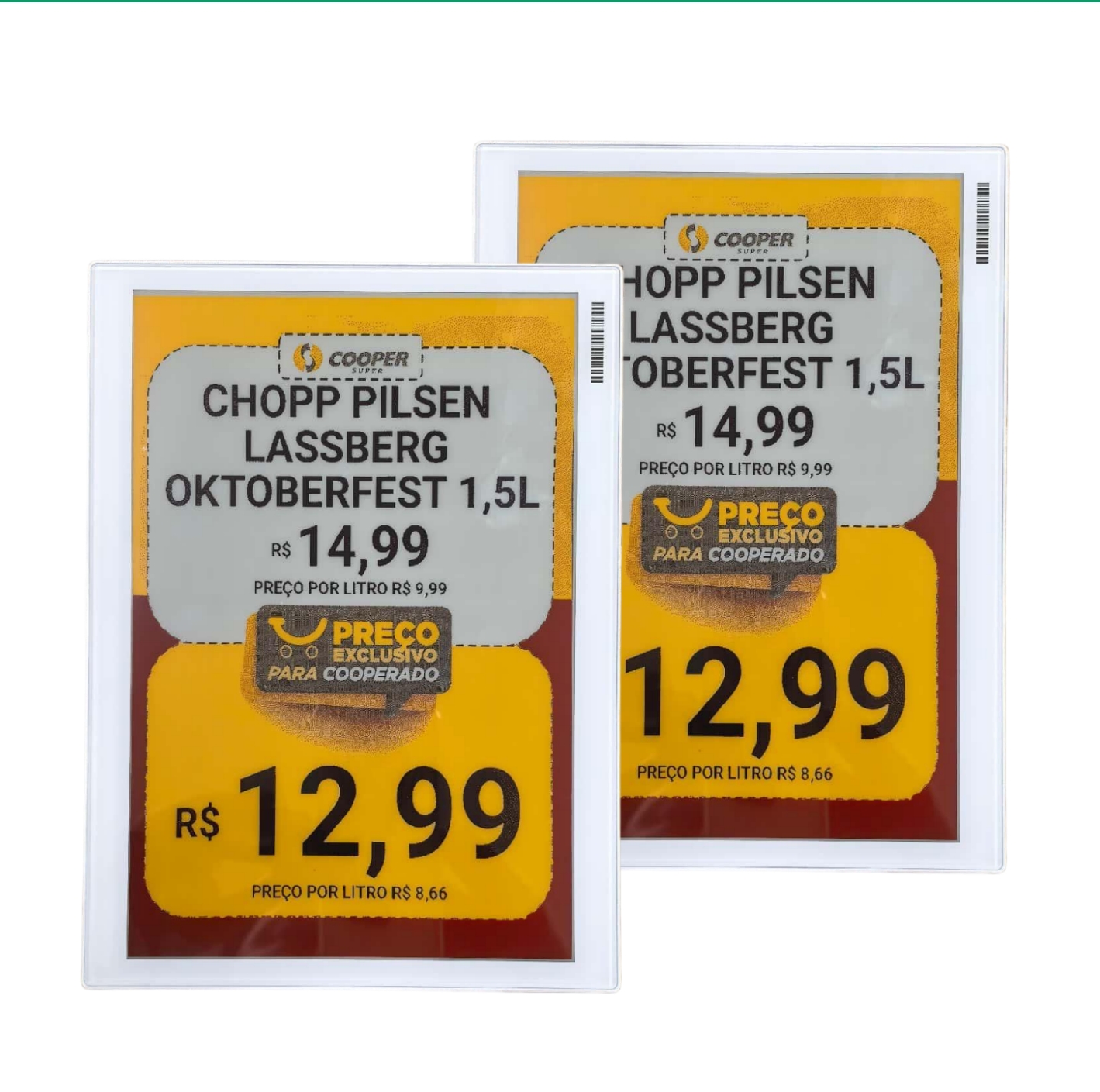 New technology NFC 10.2 Inch Wireless E ink screen 4 Color Digital Signage Price Tag ESL Electronic Label Price Display