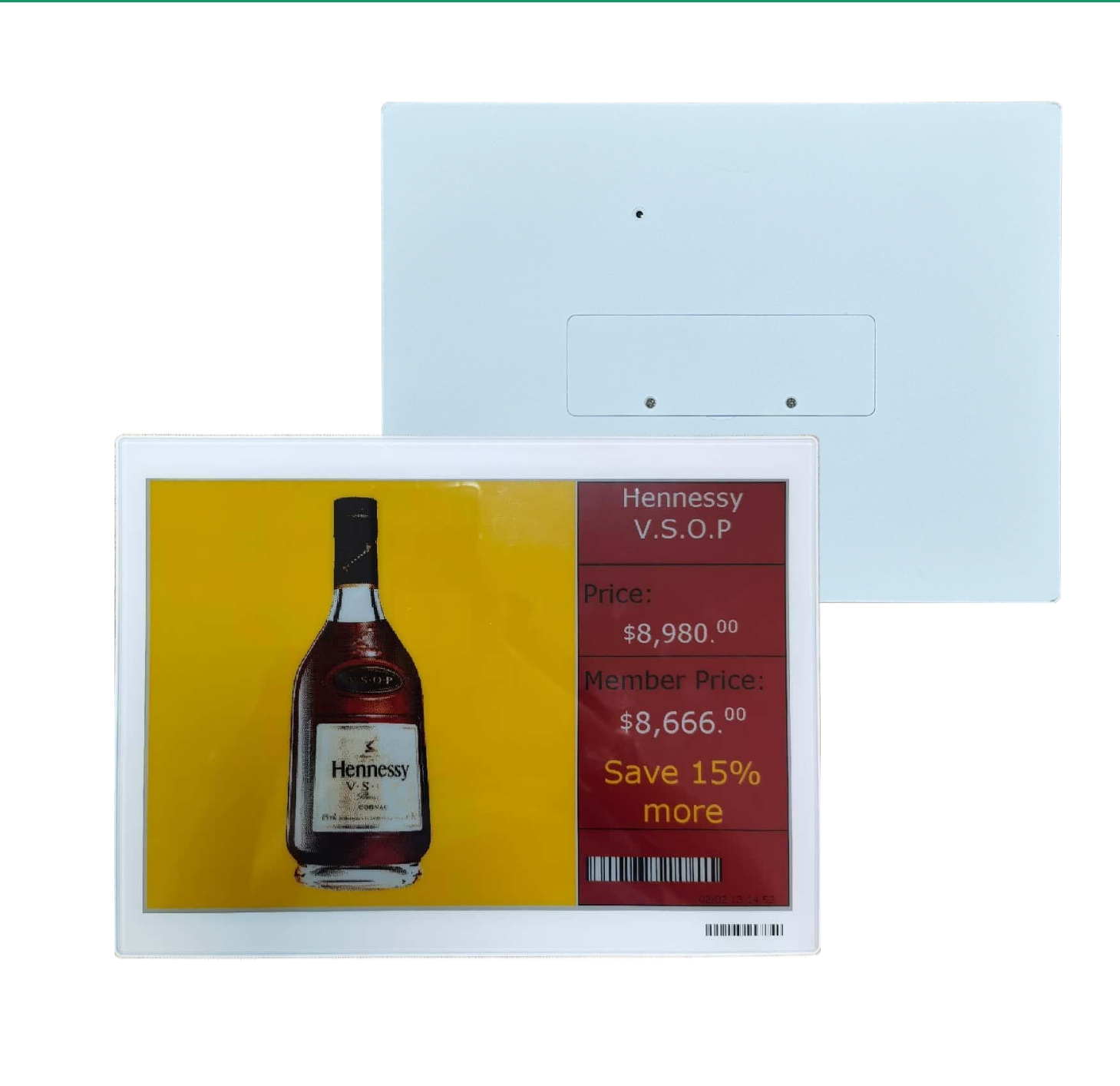 New Product New Retail Store 10.2 Inch E Ink Electronic Label Price Esl Wireless Ble In Eas System Electronic Shelf Label