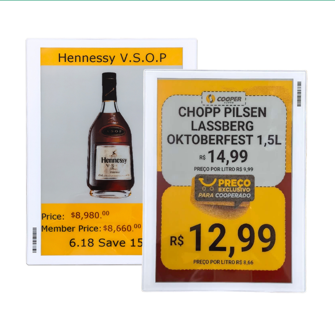 ODM OEM 10.2 Inch 4 Color E ink Electronic Shelf Label ESL e-ink Epaper Display BLE 5.0 Electronic Price Tag Digital Retail
