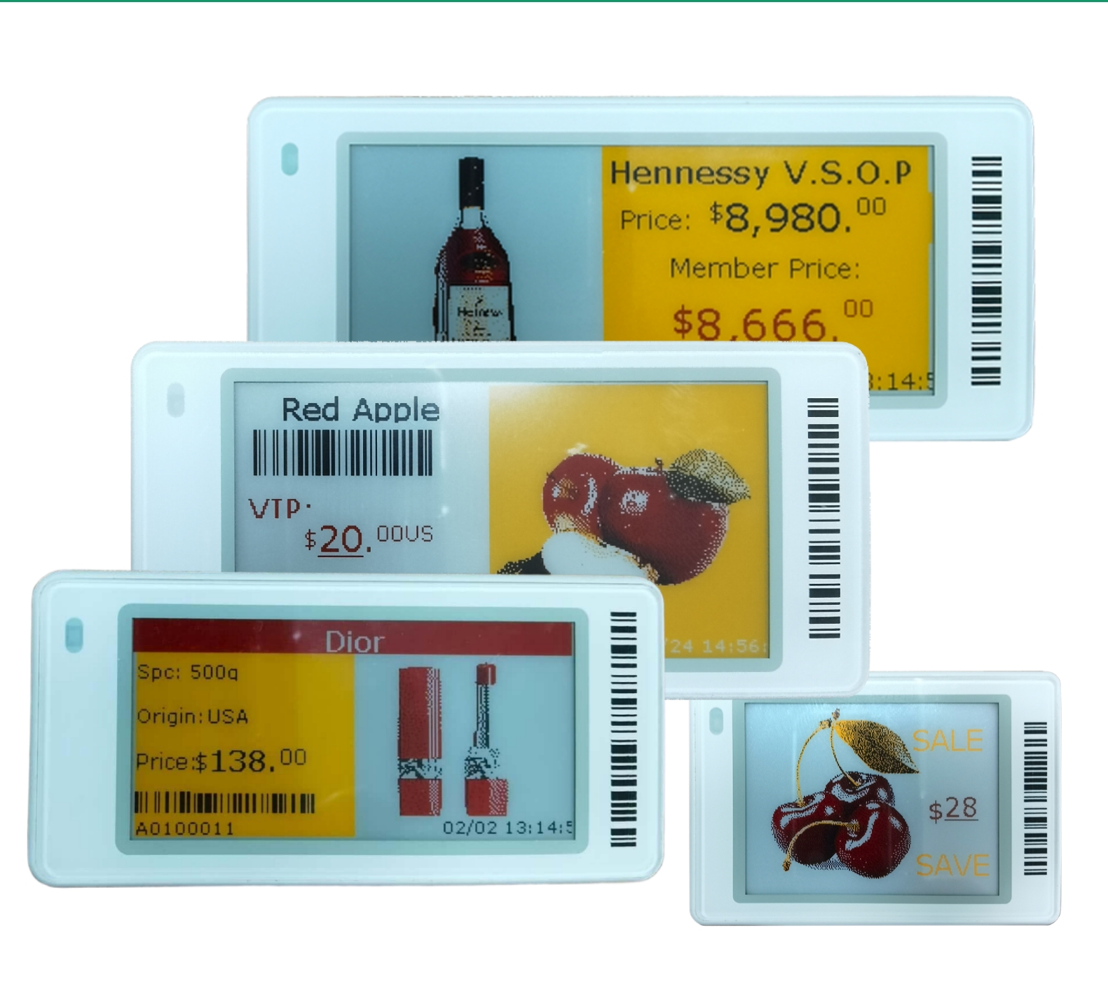 Supermarket Shelf Tag custom Esl Electronic Shelf Label 1.8 Inch Digital Epaper for Smart price tag & esl+price+label+tag