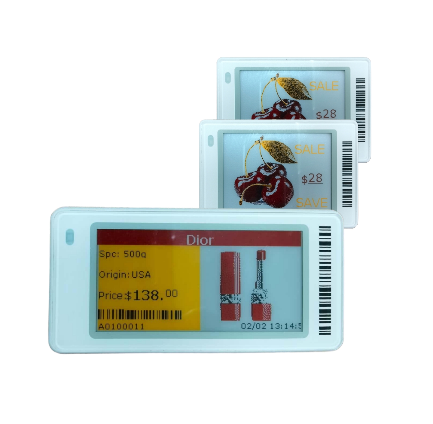 1.8 Inch E-paper Digital Price Display ESL Label Manufacturer E Ink Tag for bottle price tag esl+price+label+tag wholesale