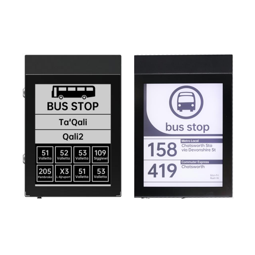 New Arrival Large Digital E-Ink 13.3 Inch Black And White E Ink Screen E Ink Monitor Low-Power Large Size, Bus Stop Board