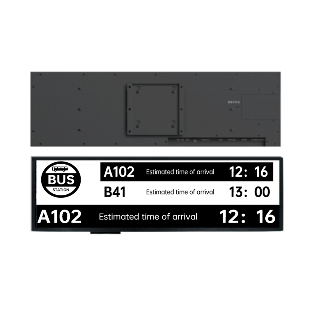 28 Inch E-Ink Display Outdoor Monitor Wholesale Price Bus Station E-Paper Display Electronic Paper Advertising Board E-Ink Kiosk
