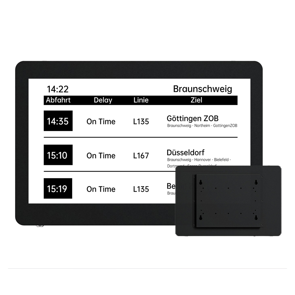 E Ink Bus Stop Sign Waterproof Outdoor Ec 31.2 Inch Eink Display Use Bus Information E-Ink Epaper Screen Smart Advertising Kiosk