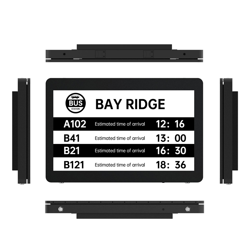 E Ink Bus Stop Sign Outdoor Epaper Display Ec 31.2 Inch Eink Display Rtpi Smart Electronic Bus Arrival Sign Support Api & Sdk   