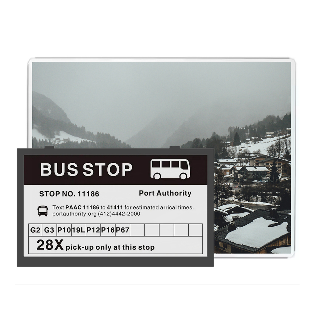 Ec 42'' Big Screen Epd E Ink Display Waterproof Hd E-Ink Display Android Applicable To Outdoor Bus Stop Sign Smart Advertising