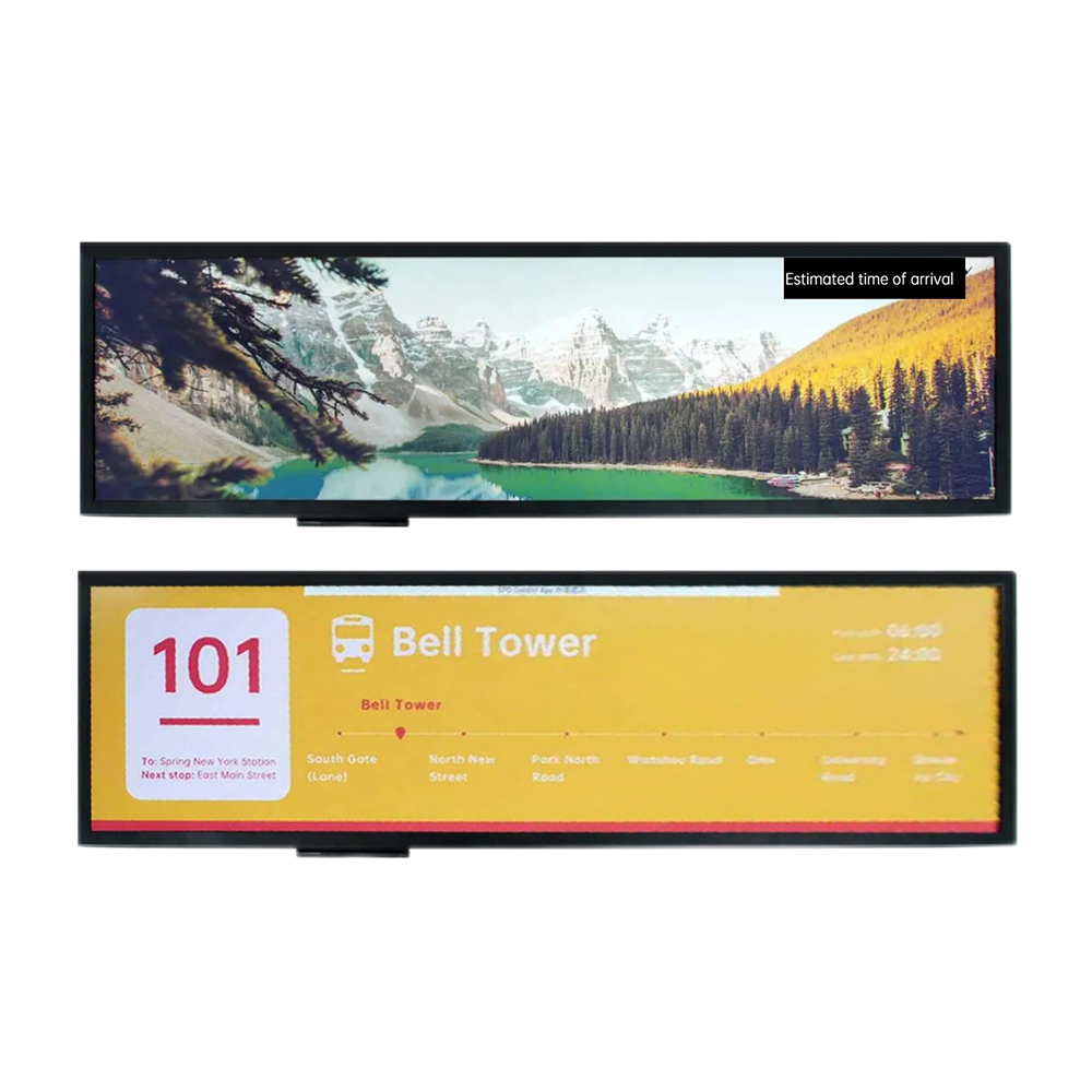 Factory New Environmental Friendly Eg 28-Inch E Ink Screen Electronic Signage Acep Color E-Ink Display Billboard Bus Stop Board